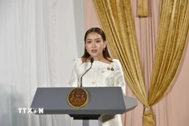 Thủ tướng Thái Lan Paetongtarn Shinawatra. (Ảnh: THX/TTXVN)