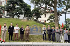 Lễ công nhận 12 cây cổ thụ là Cây Di sản Việt Nam tại Khu nghỉ dưỡng chăm sóc sức khỏe SenNa, Bắc Ninh. (Ảnh: BTC)
