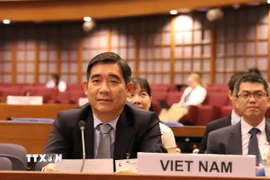 Đại sứ Phạm Việt Hùng, Đại diện thường trực của Việt Nam tại ESCAP. (Ảnh: Đỗ Sinh/TTXVN)