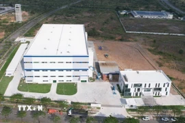 Nhà máy sản xuất linh kiện Hàng không KP Vina của Công ty TNHH KP Aerospace Vietnam (Hàn Quốc) tại Đà Nẵng. (Ảnh: Văn Dũng/TTXVN)