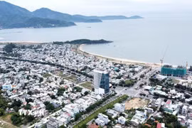 Một góc quận Liên Chiểu (Đà Nẵng) - địa phương sẽ có bước chuyển mình mạnh mẽ sau khi dự án Cảng Liên Chiểu được triển khai. (Ảnh: Quốc Dũng/TTXVN)