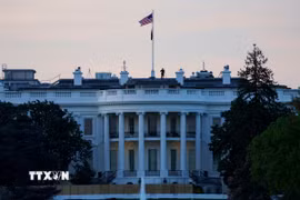 Nhà Trắng tại Washington, D.C., Mỹ. (Ảnh: THX/TTXVN)