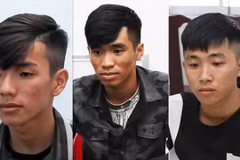 (Từ trái qua) Các đối tượng Nguyễn Trần Trí Thành, Nguyễn Anh Tài và Nguyễn Việt Anh. (Ảnh: Báo Nhân Dân)