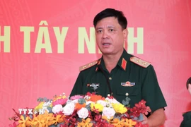 Trung tướng Nguyễn Trường Thắng, Tư lệnh Quân khu 7, được bổ nhiệm giữ chức Thứ trưởng Bộ Quốc phòng. (Ảnh: Thanh Tân/TTXVN)
