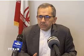 Thứ trưởng Ngoại giao Iran Majid Takht-Ravanchi. (Ảnh: IRNA/TTXVN)