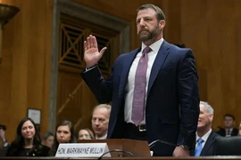 Thượng nghị sỹ Markwayne Mullin được phê chuẩn làm Bộ trưởng Bộ An ninh Nội địa Mỹ. (Ảnh: Getty)