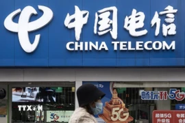 Một cửa hàng của China Telecom. (Ảnh: Bloomberg/TTXVN)