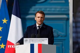 Tổng thống Pháp Emmanuel Macron. (Ảnh: AFP/TTXVN)