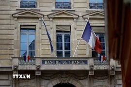 Trụ sở Ngân hàng trung ương Pháp ở Paris. (Ảnh: Reuters/TTXVN)