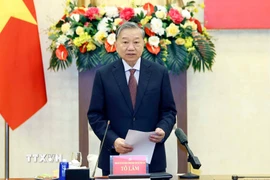 Tổng Bí thư Tô Lâm phát biểu. (Ảnh: Thống Nhất/TTXVN)