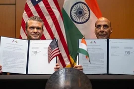 Mỹ và Ấn Độ ký kết khuôn khổ quốc phòng 10 năm nhằm tăng cường hợp tác quốc phòng. (Nguồn: hindustantimes)
