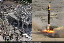 Tên lửa Khorramshahr-4 có tầm bắn 2.000km và đầu đạn nặng 1.500kg. (Ảnh: NDTV)