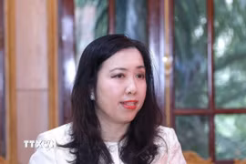 Thứ trưởng Ngoại giao Lê Thị Thu Hằng. (Ảnh: Phương Hoa/TTXVN)