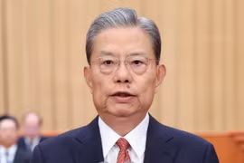 Ủy viên trưởng Ủy ban Thường vụ Nhân đại toàn quốc Trung Quốc Triệu Lạc Tế. (Ảnh: THX/TTXVN)