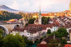 Một góc thành phố Bern của Thụy Sĩ. (Ảnh: Getty)