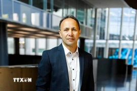 Giáo sư Damon Salesa, Hiệu trưởng trường Đại học Công nghệ Auckland (AUT) của New Zealand. (Ảnh: TTXVN phát)
