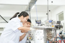 Sinh viên ngành Công nghệ Kỹ thuật hạt nhân, Trường Đại học Khoa học Tự nhiên, Đại học Quốc gia Hà Nội. (Ảnh: Đại học Quốc gia Hà Nội).