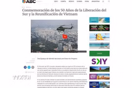 Truyền thông Mỹ Latinh khẳng định chiến thắng 30/4 để lại bài học quý giá về sức mạnh đoàn kết dân tộc và tinh thần tự lực tự cường. (Ảnh: Mai Phương/TTXVN)