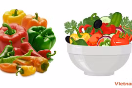 Ớt chuông tốt cho người bệnh sỏi thận. (Nguồn: Vietnam+)