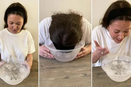 Nhúng mặt vào nước đá lạnh có thể kích hoạt sự sảng khoái cho tinh thần và làn da cho một ngày mới. (Ảnh: getthegloss)