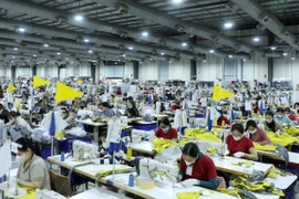 Khu kinh tế Dung Quất và các Khu công nghiệp tỉnh Quảng Ngãi thu hút được rất nhiều dự án lớn, trọng điểm vào đầu tư hoạt động sản xuất kinh doanh. (Ảnh: Quốc Khánh/TTXVN)