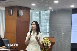 Phó Giáo sư-Tiến sỹ Nguyễn Thị Phương Châm, Viện trưởng Viện Nghiên cứu Văn hóa, Viện Hàn lâm Khoa học xã hội Việt Nam. (Ảnh: Thanh Hương/TTXVN)