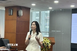 Phó Giáo sư-Tiến sỹ Nguyễn Thị Phương Châm, Viện trưởng Viện Nghiên cứu Văn hóa, Viện Hàn lâm Khoa học xã hội Việt Nam. (Ảnh: Thanh Hương/TTXVN)