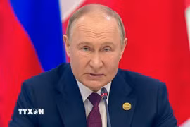 Tổng thống Nga Vladimir Putin. (Ảnh: ANI/TTXVN)