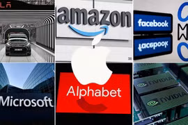 Nhóm Big Tech gồm: Tesla, Microsoft, Alphabet, Apple, Meta, Amazon và Nvidia. (Ảnh: Alamy/Getty)