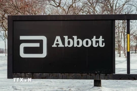 Biển hiệu Abbott tại Illinois, Mỹ. (Ảnh: Getty Images/TTXVN)