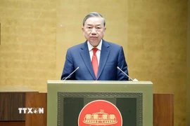 Tổng Bí thư Tô Lâm phát biểu chỉ đạo. (Ảnh: Thống Nhất/TTXVN)