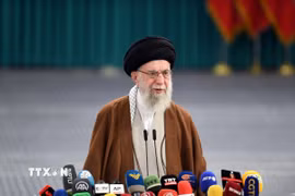 Lãnh tụ tối cao Iran Ali Khamenei. (Ảnh: THX/TTXVN)