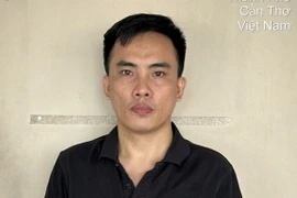 Đối tượng Tấn (tức Ken), tại cơ quan Công an. (Nguồn: Báo Công an nhân dân)