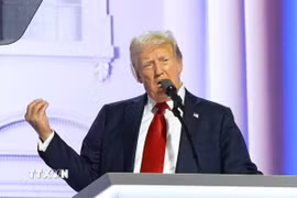 Tổng thống Donald Trump. (Ảnh: Kyodo/TTXVN)