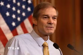 Hạ nghị sỹ Jim Jordan, Chủ tịch Ủy ban Tư pháp Hạ viện Mỹ. (Ảnh: THX/TTXVN)
