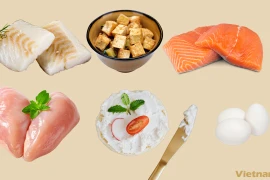 Các loại protein nạc nên bổ sung hằng ngày để tốt cho sức khỏe. (Ảnh: Vietnam+)