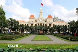 Trụ sở UBND Thành phố Hồ Chí Minh. (Ảnh: Thanh Vũ/TTXVN)