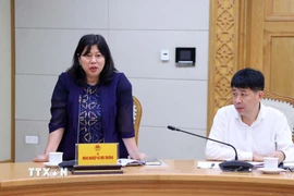 Thứ trưởng Bộ Nông nghiệp và Môi trường Nguyễn Thị Phương Hoa Ủy viên Ban Chỉ đạo thay thế ông Lê Công Thành. (Ảnh: Văn Điệp/TTXVN)