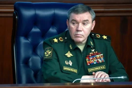 Tướng Valery Gerasimov, Tổng Tham mưu trưởng Các Lực lượng vũ trang Nga. (Ảnh: AFP/TTXVN)