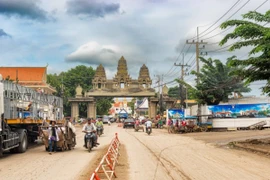 Cảnh sát Campuchia đã bắt giữ 20 công dân Nhật Bản, trong một cuộc đột kích nhằm vào hoạt động cờ bạc trực tuyến và gian lận tại Poipet. (Ảnh: Getty)