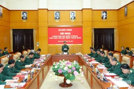 Quang cảnh hội nghị. (Nguồn: Báo Quân đội Nhân dân)