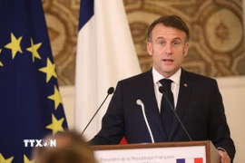 Tổng thống Pháp Emmanuel Macron. (Ảnh: THX/TTXVN)