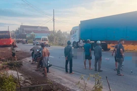 Gia Lai: Hai vợ chồng tử vong sau va chạm với ôtô khách trên Quốc lộ 1