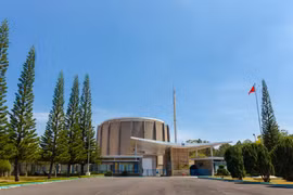 Viện Nghiên cứu Hạt nhân (trực thuộc Viện Năng lượng Nguyên tử Việt Nam - Bộ Khoa học và Công nghệ) tại Đà Lạt. (Ảnh: Báo Chính phủ)
