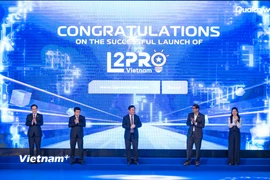Qualcomm Việt Nam phối hợp cùng Học viện Công nghệ Bưu chính Viễn thông chính thức cho ra mắt Nền tảng L2Pro. (Ảnh: Minh Sơn/Vietnam+)