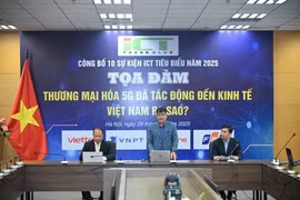 Câu lạc bộ Nhà báo Công nghệ Thông tin Việt Nam (ICT Press Club) tổ chức Công bố 10 sự kiện ICT tiêu biểu năm 2025. (Ảnh: Minh Sơn/Vietnam+)