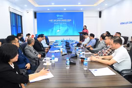 Tọa đàm Luật An ninh mạng 2025: Thúc đẩy năng lực tự chủ công nghệ." (Ảnh: PV/Vietnam+)