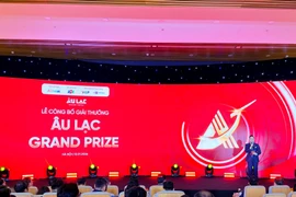 Liên minh AI Âu Lạc chính thức công bố Giải thưởng Âu Lạc Grand Prize năm đầu tiên. (Ảnh: Minh Sơn/Vietnam+)