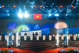 Việc khởi công Nhà máy chế tạo chip bán dẫn công nghệ cao là cột mốc quan trọng trong hành trình xây dựng năng lực công nghệ của Việt Nam, góp phần hiện thực hóa mục tiêu “Tự chủ công nghệ, vững bền tương lai." (Ảnh: Minh Sơn/Vietnam+)