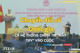 Cả hệ thống chính trị xắn tay vào cuộc trong tiến trình chuyển đổi số